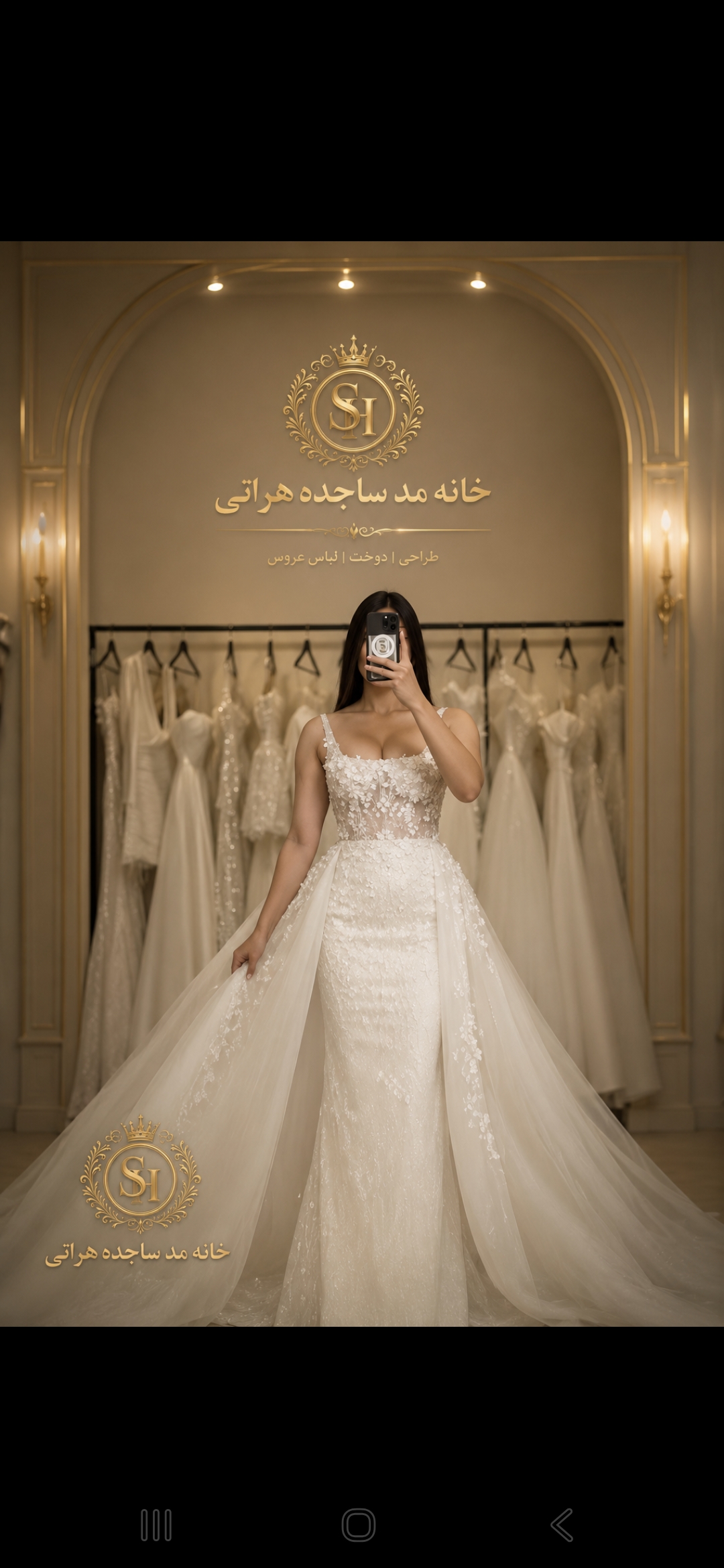 لباس عروس sajedeharati